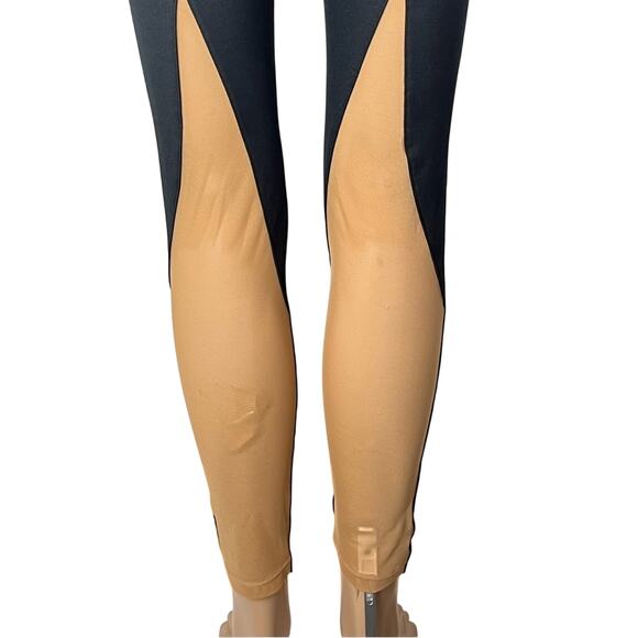 New Beachbunny B-Fit Addison Black Sheer Mesh Activewear Leggings - Picture 8 of 11